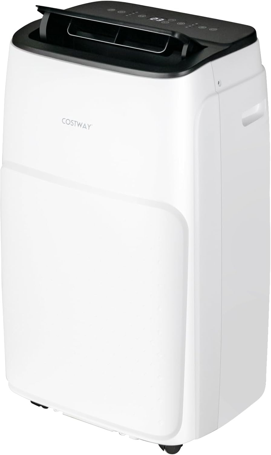 COSTWAY Mobiles Klimagerät, 1330 W 1560 W (Kühlung)/1130 W 1300 W(Heizung), ≤55 dB, ABS, Weiß