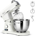 ZACME Stand Mixers, 800 W, 8 L, Weiß/Silber, Dough Hook