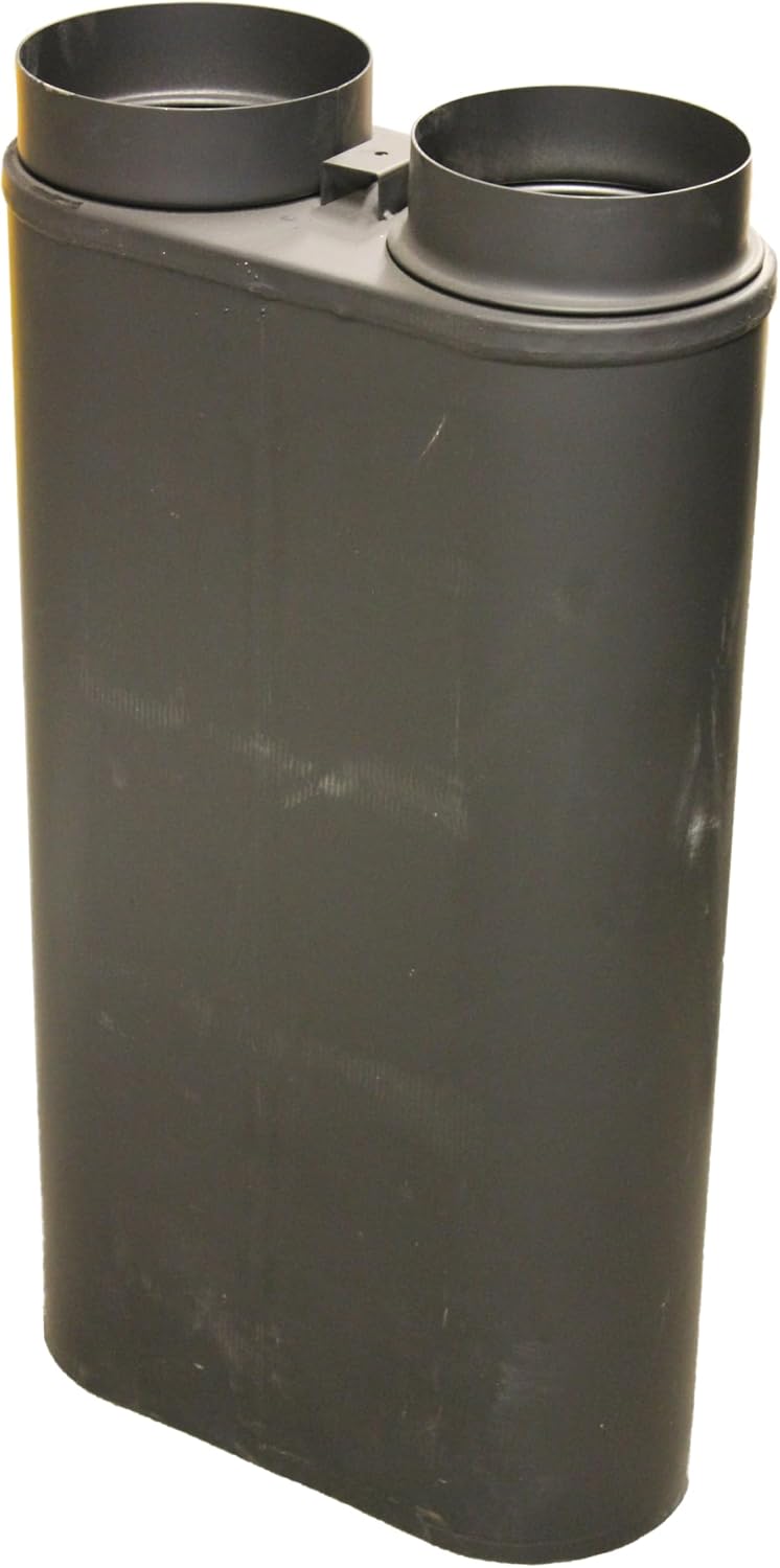 SENDEO Kachelöfen, 73 cm, Schwarz, Nachheizkasten Schmid NHK S, Stahl (Höhe )