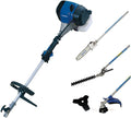 Hyundai Power Products Rasentrimmer, Blau, 4in1 1, 7 PS 42, 7 cc Motorsense -, Strauchschneider, Heckenschere