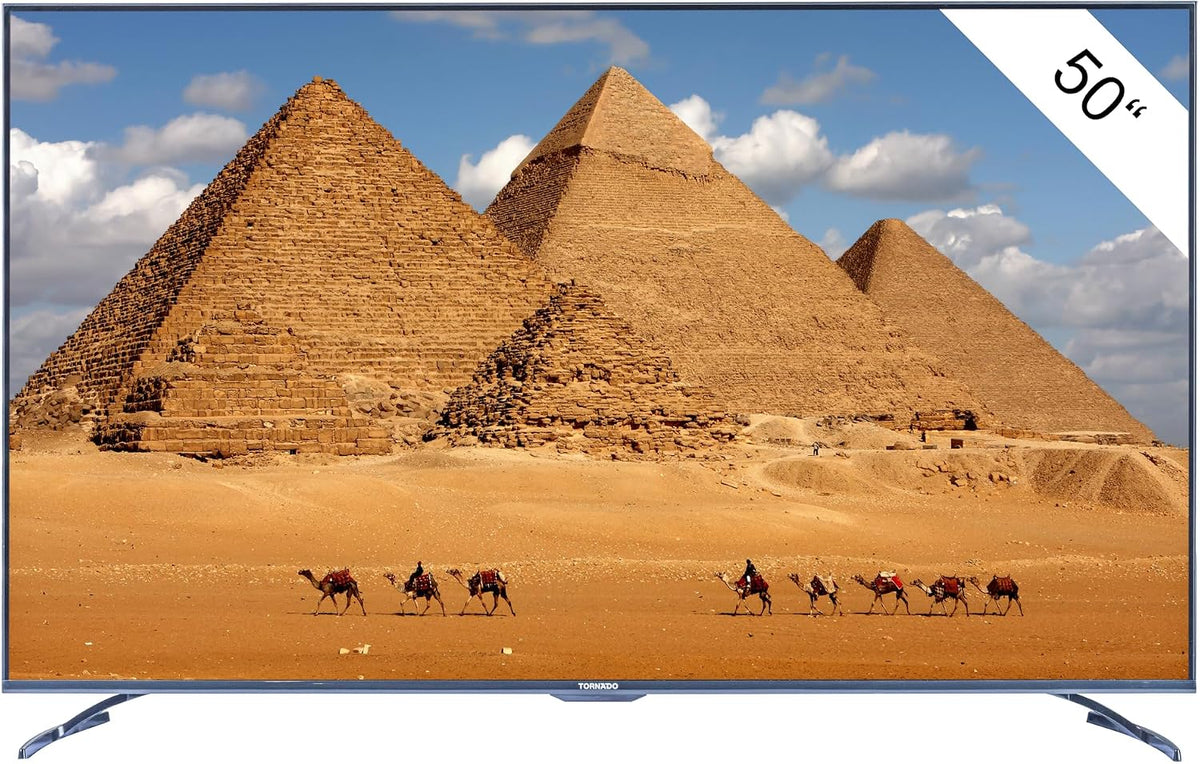 Tornado Fernseher, 127 cm, Schwarz, 50UA3400X TV LED SMART, 4K Ultra HD 3840X2160, WiFi, Noir