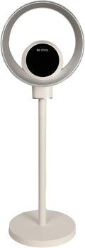 Be Cool Ventilator, 57,4 dB(A), 35 W, 35 W, Weiß, Design-Stand mit WiFi, unsichtbarer Flügel, LED-Beleuchtung, Touch-Bedienfeld + LCD