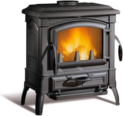 Sony Pictures Home Entertainment Kaminofen, 7,3 kW, 209 m, Schwarz, La Nordica Isetta EVO 4.0 /A+ Gusseisen Holz ³